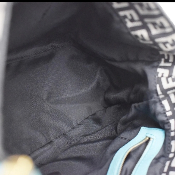 🪐FENDI Logo Zucchino Pattern Mamma Shoulder Bag - Picture 12 of 16